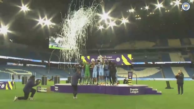 Man City lift Premier League 2 trophy